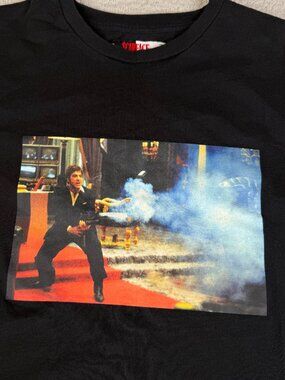 Scarface T Shirt Mens Large Black Shoe Palace Graphic